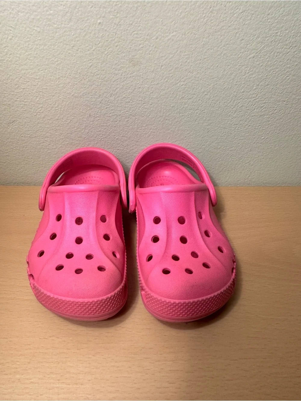 Crocs Classic Clog Pink Slip On Shoes Size C 8